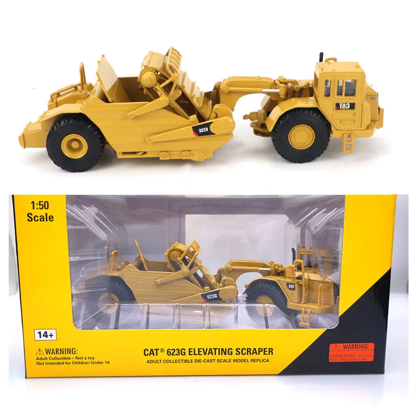 

1:50 весы CAT 623G подъемные скребок для взрослых Коллекционная литьем под давлением масштабная модель Реплика