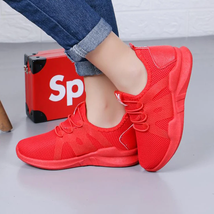 

Kids Shoes For Boys Girl Children Casual Sneaker Air Mesh Soft Running Sports Shoe Black Red Trainers Kids Sneakers Child Enfant