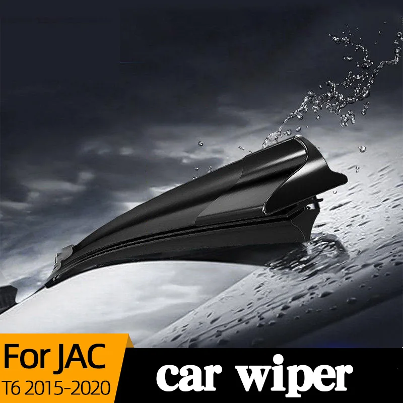 

Автомобильный стеклоочиститель для JAC T6 2015-2020, металлический пылезащитный инструмент, очистка окон, дождя, автомобильные аксессуары, черный...