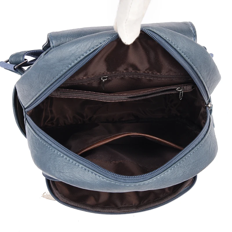 hot women backpacks designer high quality soft leather fashion back bag brand female travel bags mochilas mujer 2020 backbags free global shipping
