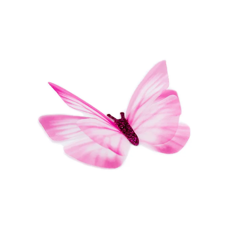 10 шт. шифоновая пряжа с бабочкой нашивка пришивная аппликация платье Купальник