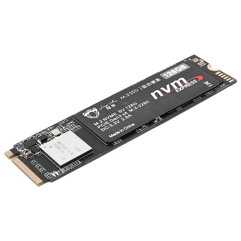 

JingHai M.2 Interface 3DNAND Flash Memory Solid State Drive 128G PCIe NVMe High Speed SSD Notebook Desktop Universal