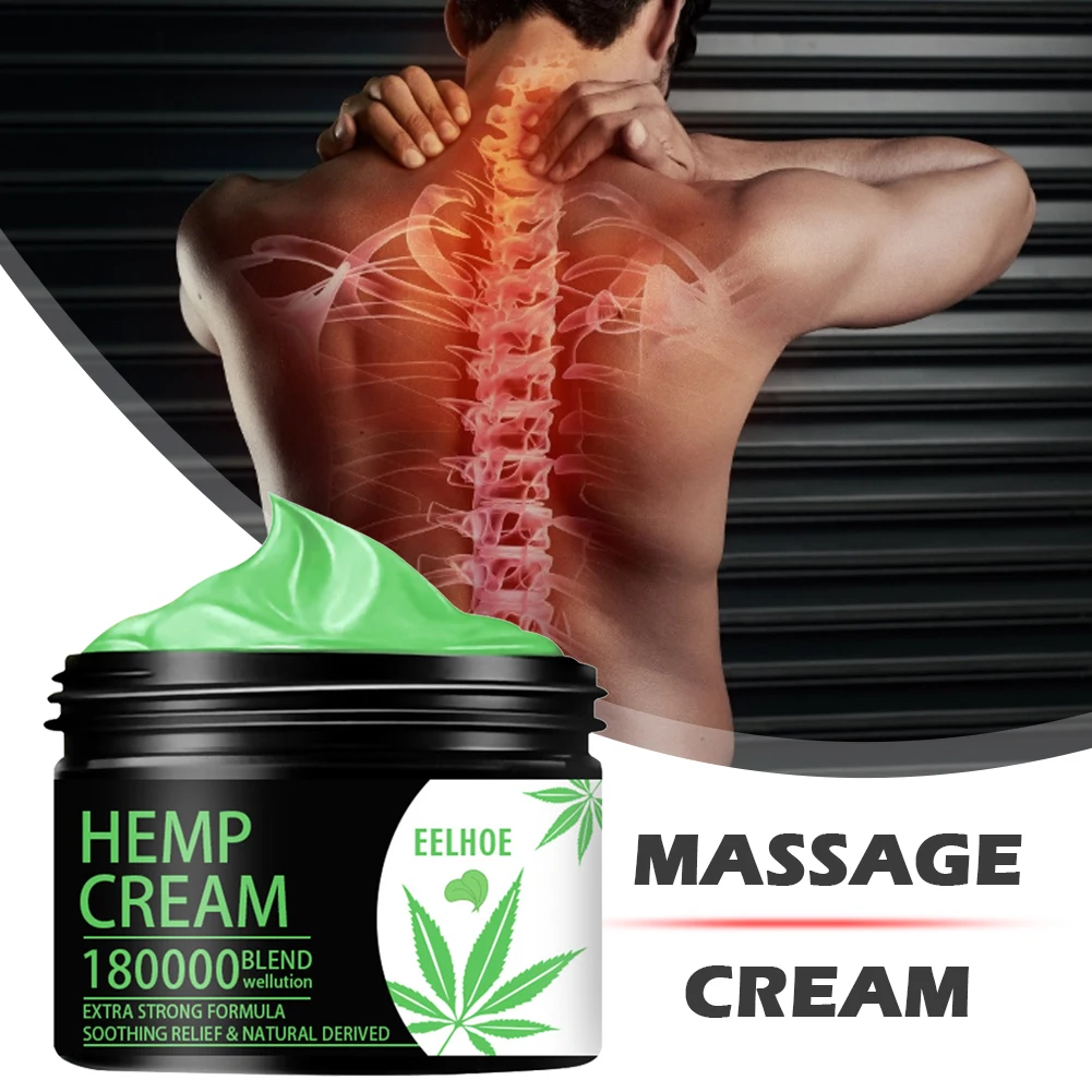 

Hemp Cream Soft Natural Anti-Inflammation Balm For Neck Back Pain Ointment Pain Relief Relieve Musle Rheumatism Arthritis