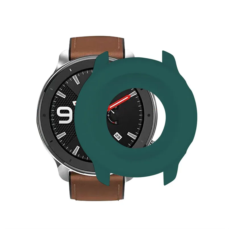 Для Amazfit GTR Чехол Мягкий ТПУ полный Чехол защитный бампер Рамка протектор для Xiaomi Huami Amazfit GTR 47 мм аксессуары для часов