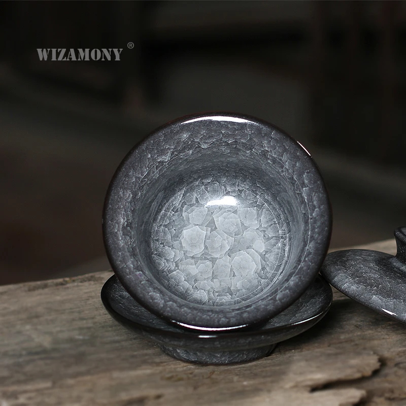 Керамический чайный набор WIZAMONY Longquan Celadon три силы с крышкой большого размера | Дом