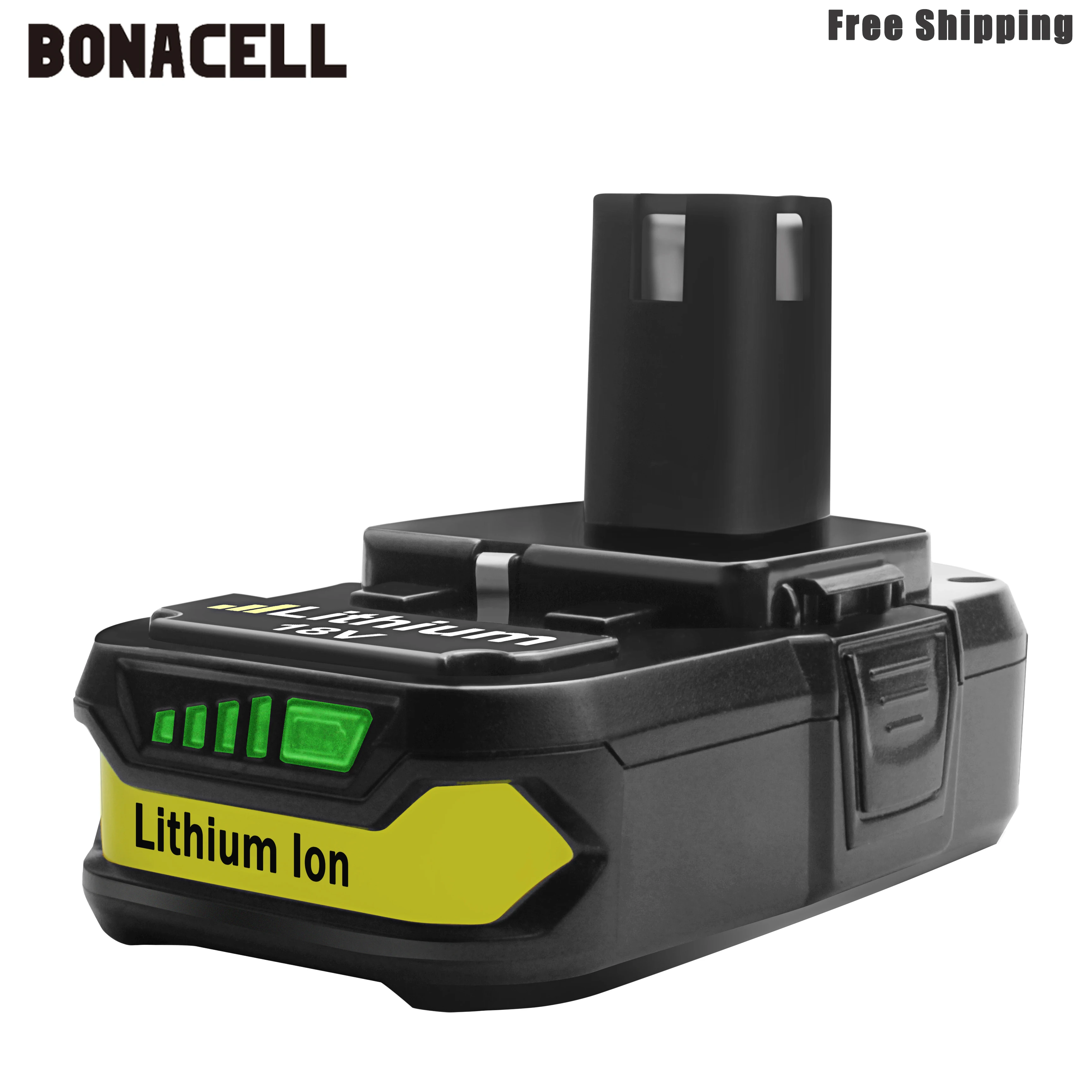 Аккумуляторная батарея bonacell 2500 мАч запасная литий ионная для Ryobi P104 P105 P103 P107 P731 P740