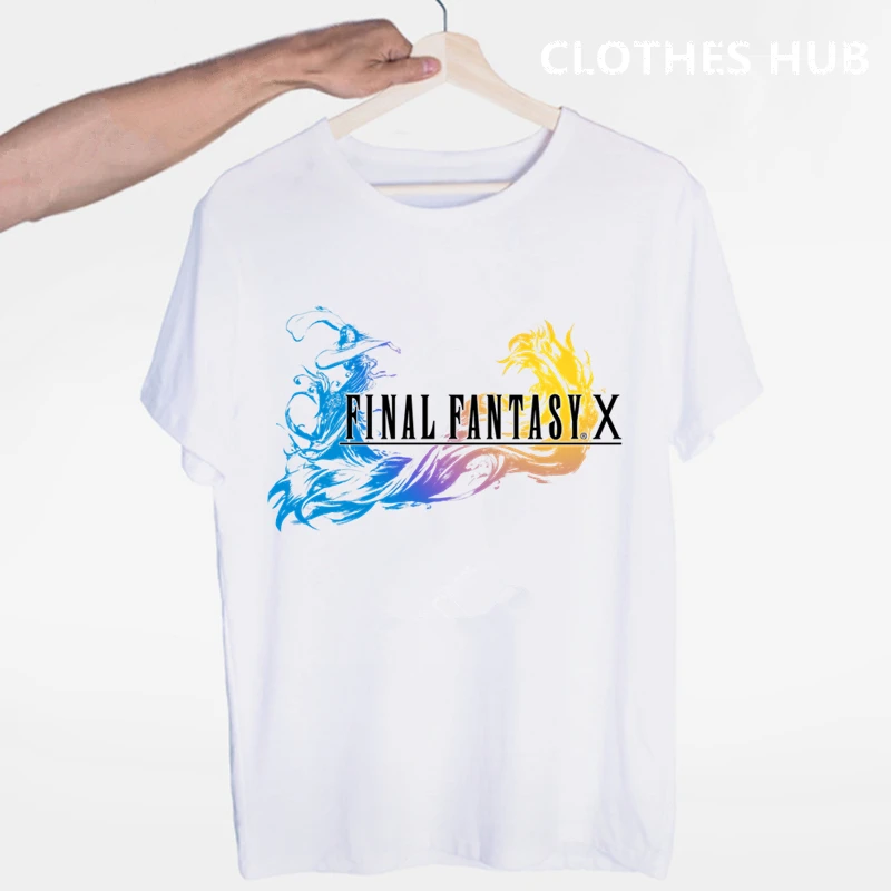 Final fantasy футболки модные мужские и женские топы с коротким рукавом унисекс