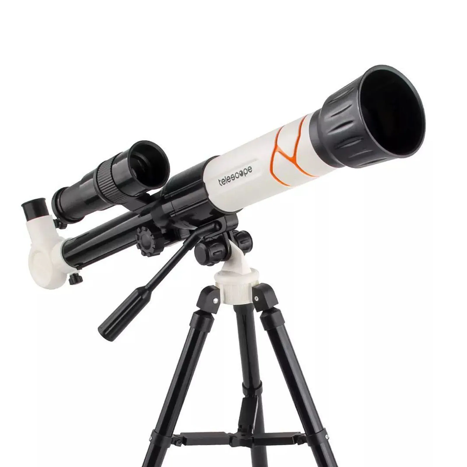 

40X астрономический телескоп Профессиональный звездного неба Пособия по астрономии начинающих дети астрономический телескоп с штатив-Трип...