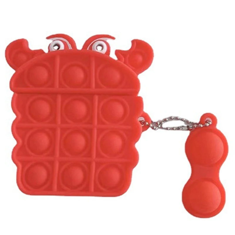 

Cute Crayfish Silicone Earphone Skin Case Silicone Protective Sleeve Bluetooth Headset Sleeve for Airpods Pro Airpods 3