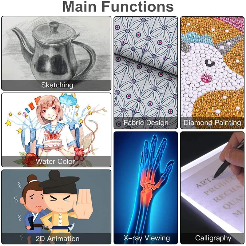 

A3 USB LED Light Pad Artcraft Tracing Light Box Copy Board Digital Tablet Painting Writing Drawing Tablet Diamond Painting board