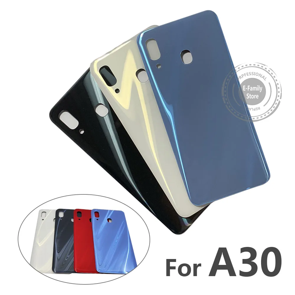 Новая крышка аккумулятора для Samsung Galaxy A10 A30 A40 A50 A60 A70 Задняя стеклянная корпуса
