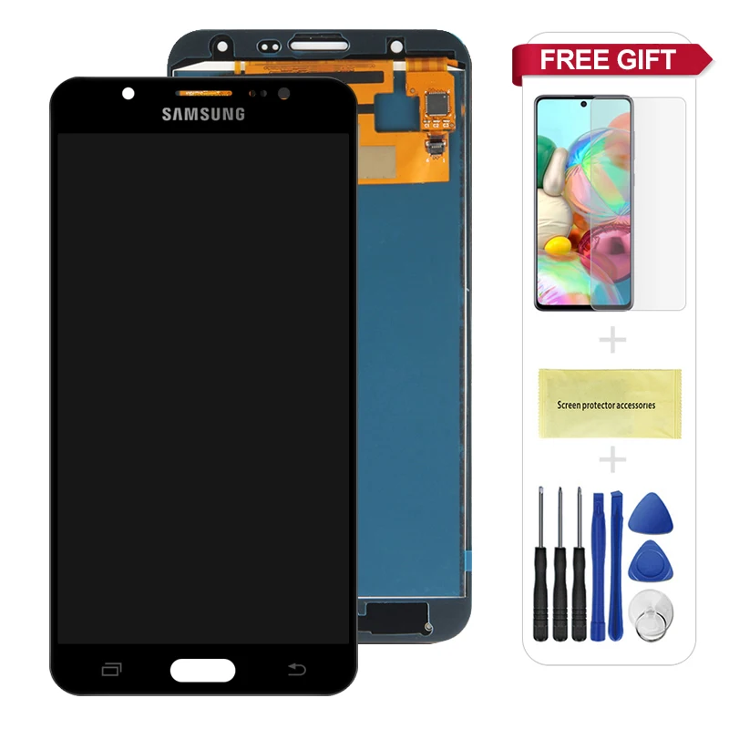 ЖК-дисплей 5 ''для Samsung Galaxy J7 2015 J700 J700F J700M J700H с сенсорным экраном и дигитайзером