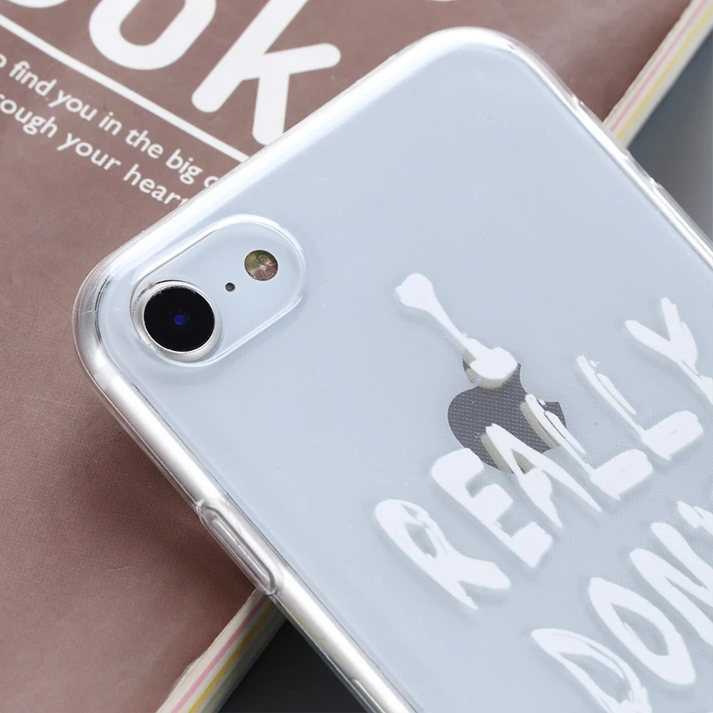 L-FADNUT модный Забавный чехол для iPhone X Xs тонкий милый бампер 7 8 6 6S Plus Мягкий ТПУ