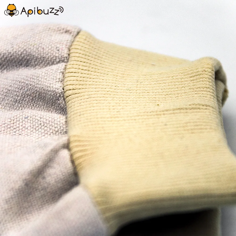 Рабочие перчатки Apibuzz из козьей кожи для пчеловодства с ребристыми краями