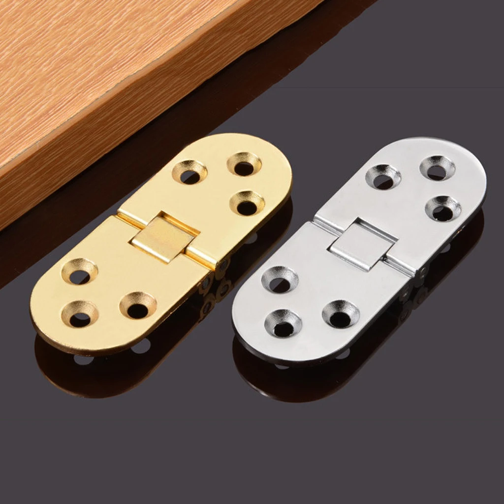 

2Pcs/set Invisible Hidden Mount Stainless Steel Wardrobe Cabinet Blind Hinge