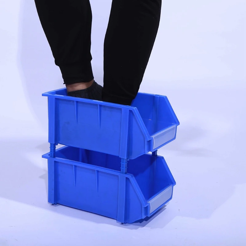 

2Pack Plastic Storage Bin Hanging Stackable File Toy Parts Organizer For Organizing Classrooms Garage Basement