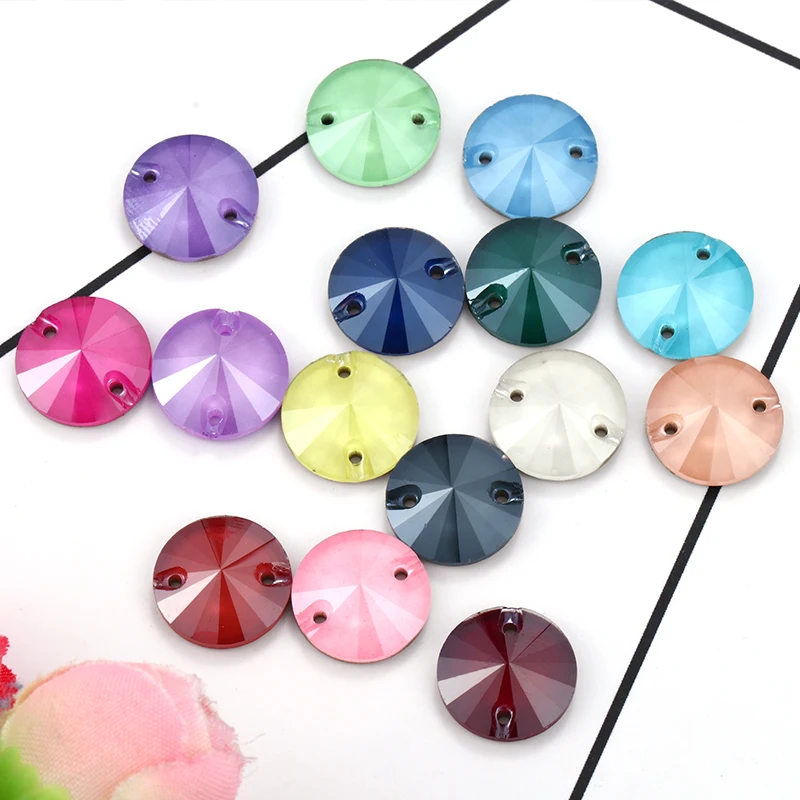 Разноцветные круглые стразы K9 из серии мокко 16 цветов|Стразы| |