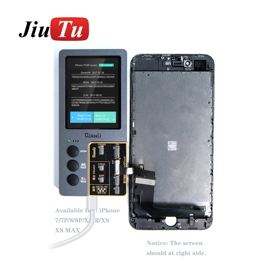 Jiutu iCopy Plus LCD Screen Original Color Recover Repair Programmer For iPhone X XS XR 7P 8P 11 Pro Max Touch Repair