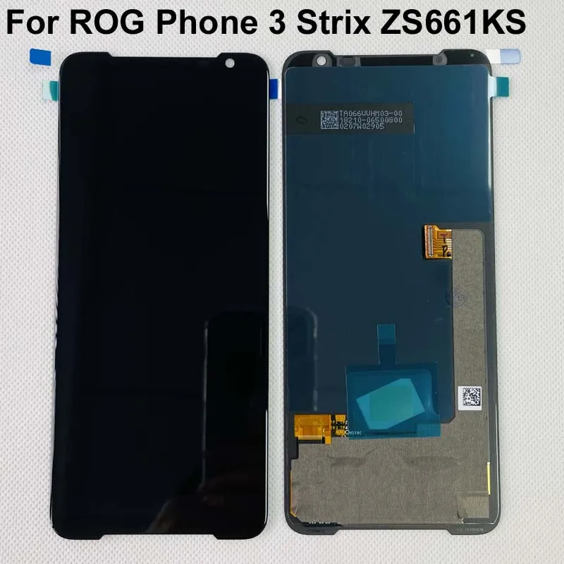 6 59 &quotоригинальный Amoled для Asus ROG Phone 3 ZS661KS ЖК дисплей экран + сенсорная панель