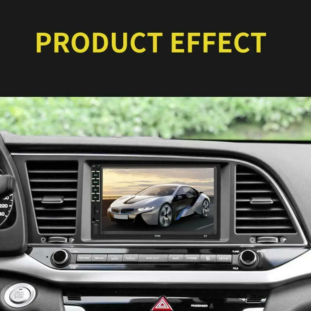 Автомагнитола 7 дюймов стерео с Bluetooth AUX/USB/FM 2 Din MP5 плеер сенсорный