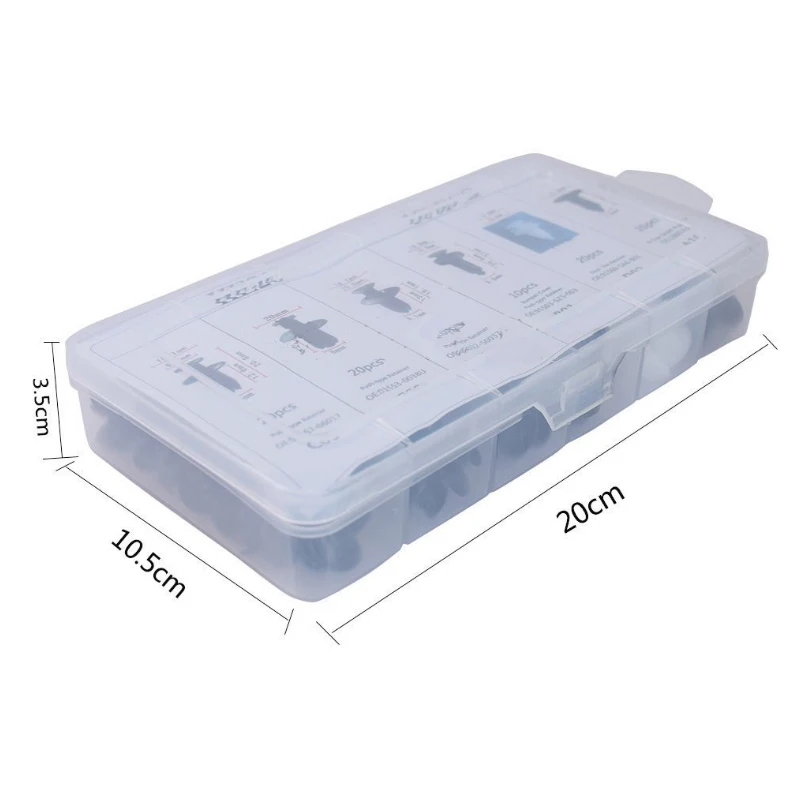 100 шт. авто крепеж зажим для кузова автомобиля нажимной фиксатор штифт заклепки