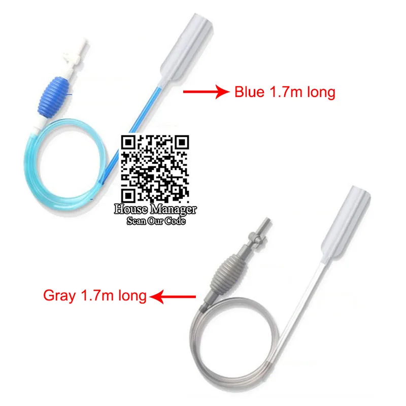 Аквариумный щебень пылесос ручной сифонный насос с фильтром сопло для аквариума