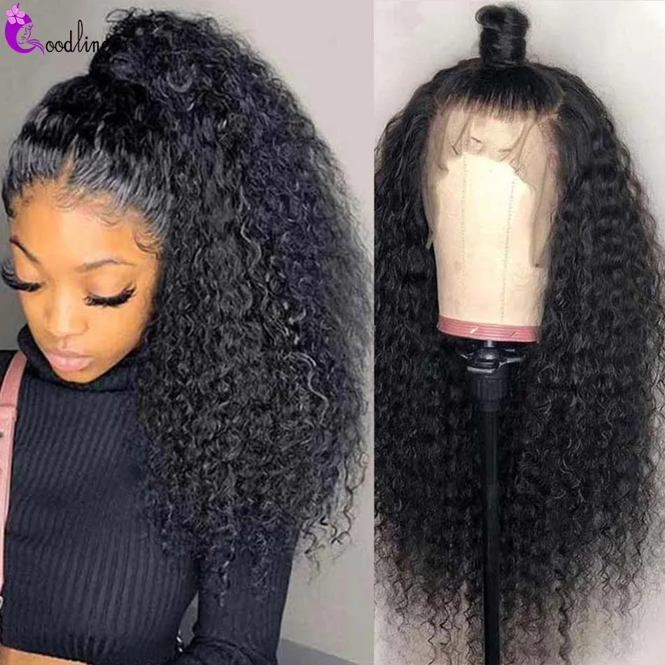 

30 Inch Mongolian Kinky Curly Wig Curly Frontal Wig Kinki Curly Hair Wig 4x4 Lace Closure Wig Curly Human Hair Wig Remy Hair