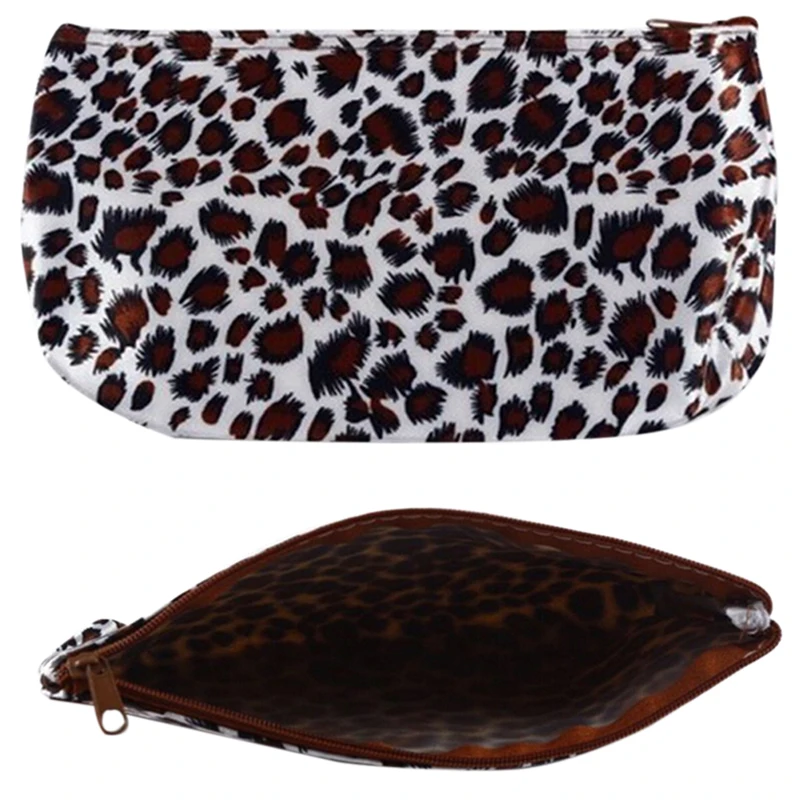 

19 * 10 * 2 cm Pencil Bags Portable Pen Pouch Leopard Storage School Office Stationery Supplies Student Gift Estojo Escolars