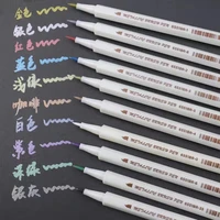 nail diy crystal adhesive mold soft pen metal pen color filling pen fast graffiti pen 10 color color pen