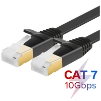 ethernet cable rj45 cat7 lan cable stp rj 45 flat network cable patch cord for modem router tv patch panel pc laptop