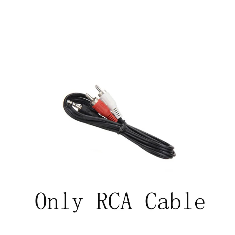 RCA Cable 2 в 1 Bluetooth приемник передатчик Мини Bluetooth 5,0 аудио AUX RCA USB 3,5 мм разъем для ТВ ПК автомобильный комплект беспроводной адаптер Черный - Цвет: RCA Cable