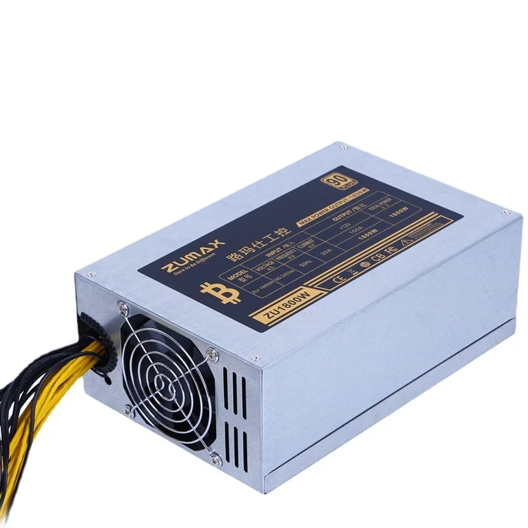 

Rated 2400W Graphics Card Power Supply of PC Case Graphics Card Multi-Channel 4U Graphics Card Power Supply Ethereum Mining Rig