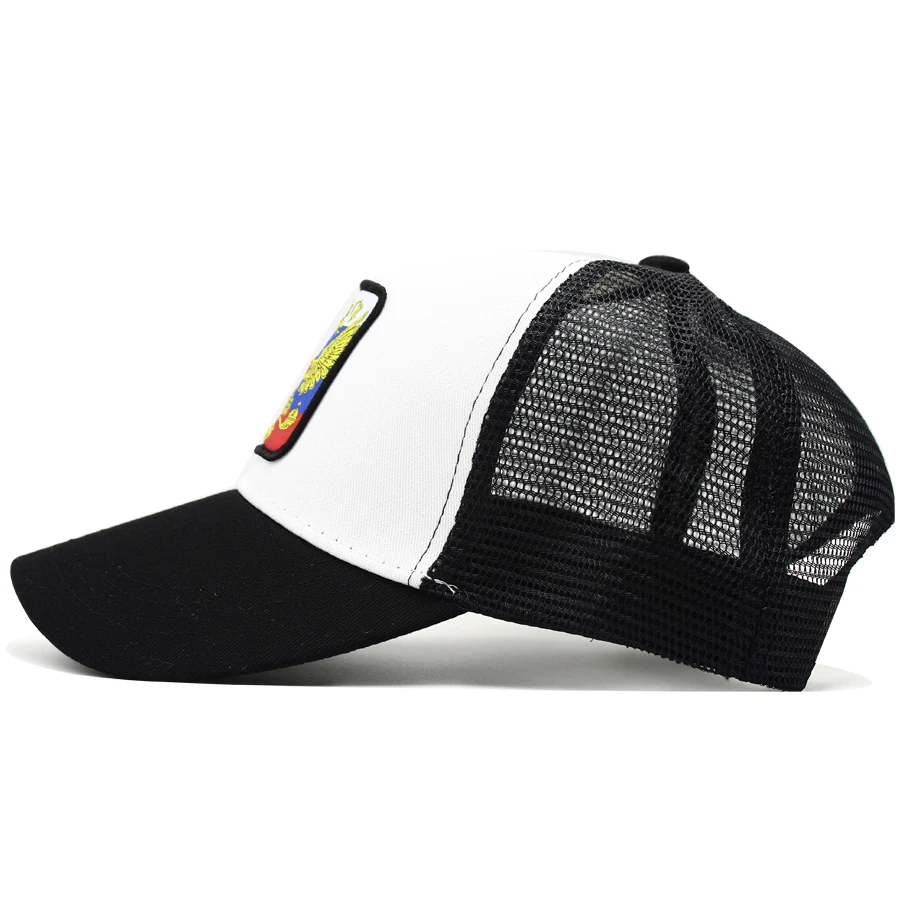 Бейсболка LIBERWOOD с гербом России летняя Спортивная двойным золотым орлом сетчатая