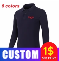 coct2020 new mens polo shirt plus velvet warm senior long sleeved shirt harajuku style pure color clothes