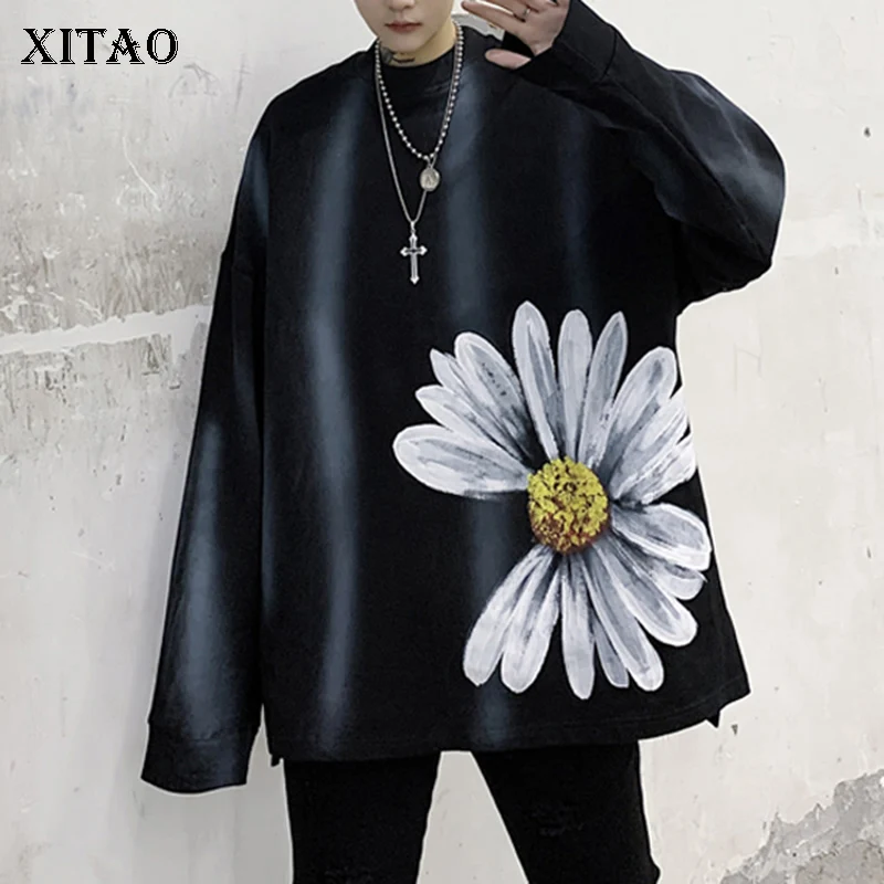 Полосатый Женский свитшот XITAO модный новый весенний элегантный небольшой