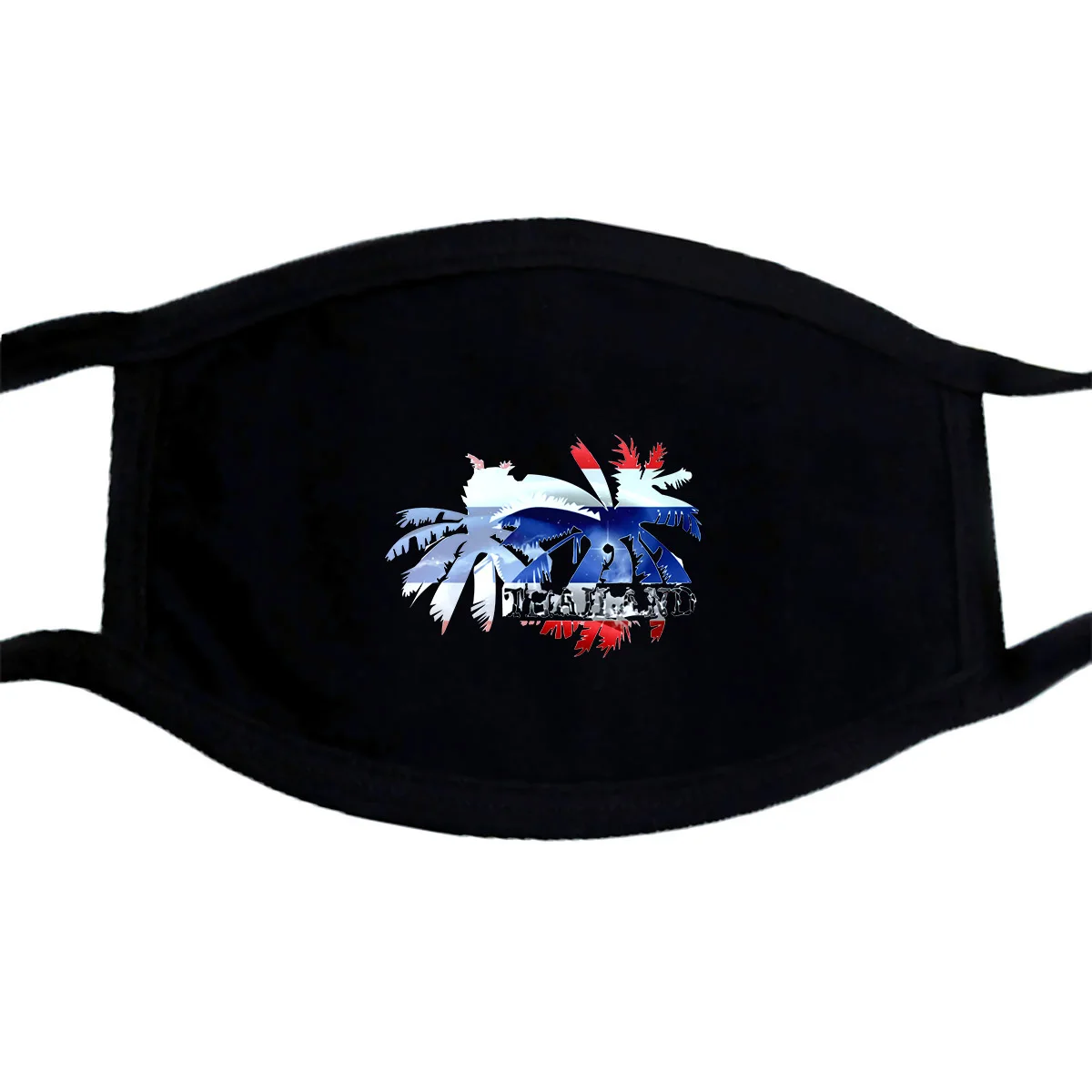 Таиланд пальмовый флаг белая маска праздничный Топ мужские женские детские