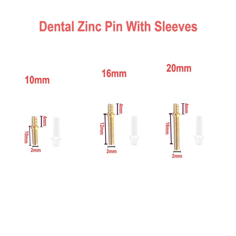 1000 комплектов стоматологических лабораторных штыревой дюбель с рукавом