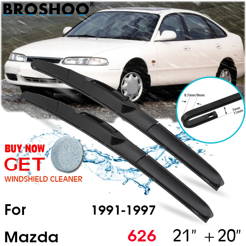 

Автомобильный стеклоочиститель лобовое стекло стеклоочистители J крюк авто аксессуары для Mazda 626 21 "+ 20" 1991-1997