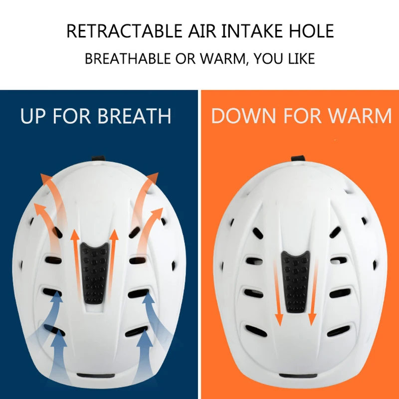 Профессиональный CE сертифицированный PC + EPS взрослый лыжный шлем для мужчин