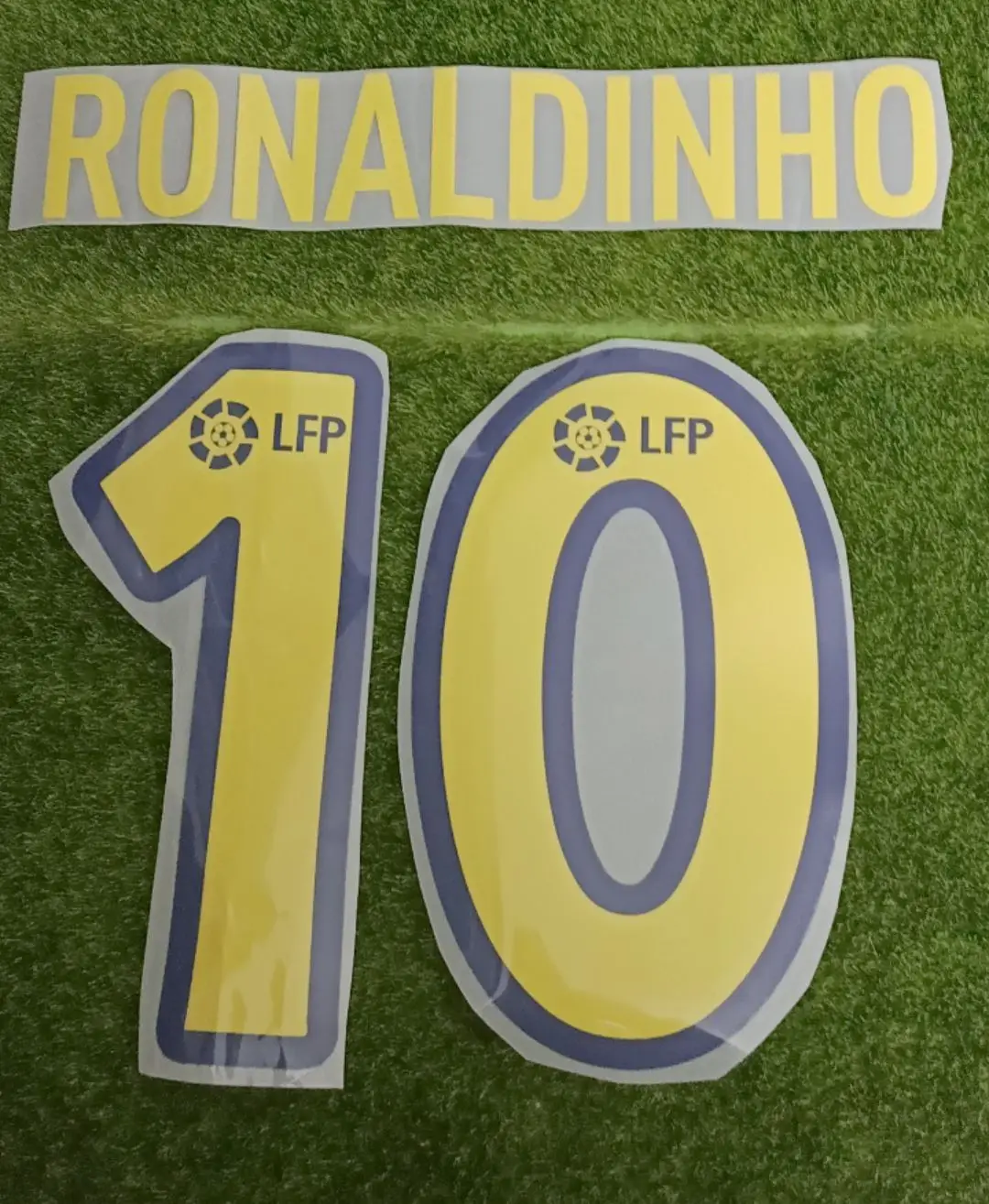 

#10 Ronaldinho Nameset Can DIy Customize Any Name Number Printing Soccer Patch Badge