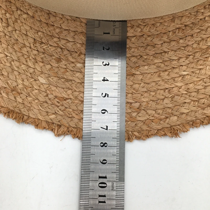 

Lafite grass flat hat woman holiday sunscreen straw hat of spring and summer sun hat