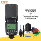 Вспышка Godox TT685, Вспышка TTL HSS для камер Canon, Nikon, Sony, Fuji, Olympus, DSLR, TT685S, TT685C, TT685N