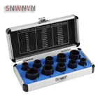 Набор инструментов для удаления поврежденных гаек, 9-19 мм, 10 шт.