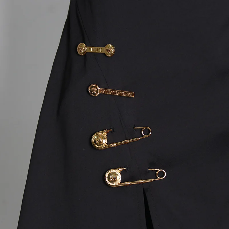 

MSXU Fashion Sexy Backless Irregular Slit Fitted Slim Casual Party Club A Line Women Dress