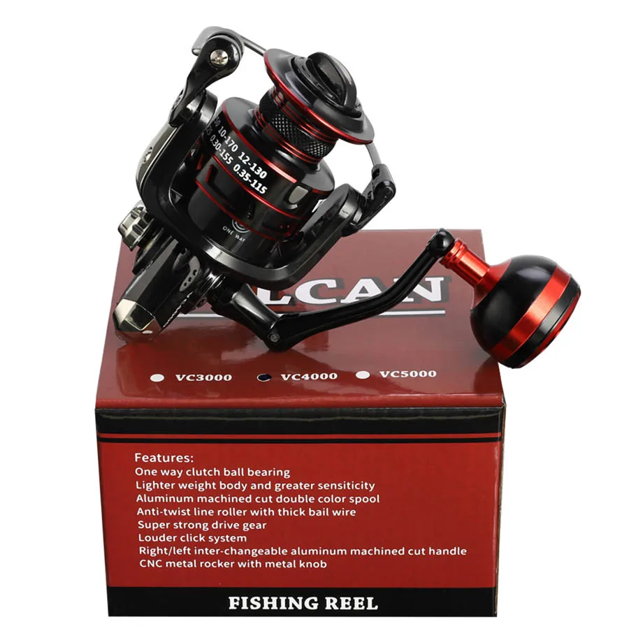VC Spinning Fishing Reel 5-10kg Drag Wheel Coil 1000-7000 CNC Metal Grip Fish Reels for Saltwater | Спорт и развлечения