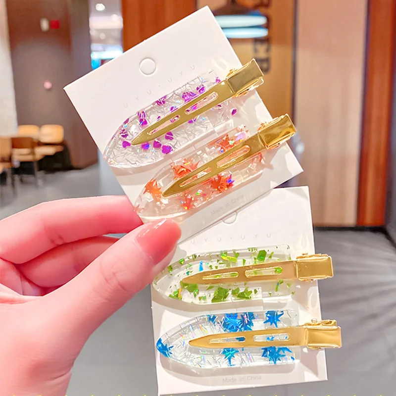 

New Professional Seamless Hairclip No Bend Crease Hairpin Makeup Clip Seamless Women Barrettes Salon Styling Fixed Accessories