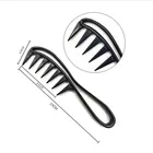 Расческа для парикмахерской, пластиковая расческа с широкими зубьями акулы для волос, инструмент для укладки Кудрей, 1 шт.
