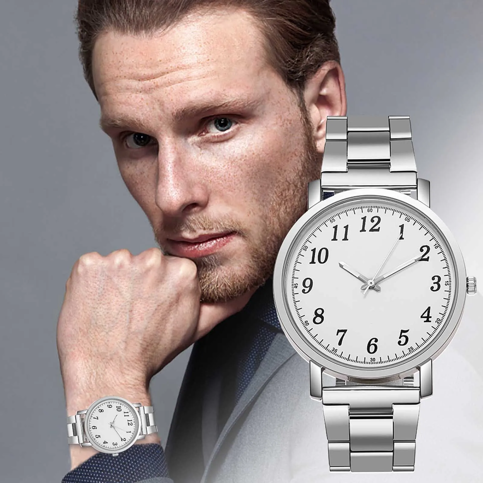 

Men Luxury Watches Quartz Watch Stainless Steel Strap Casual Bracele Watch 2022 Minimalist Men's Fashion Ultra Thin Watches