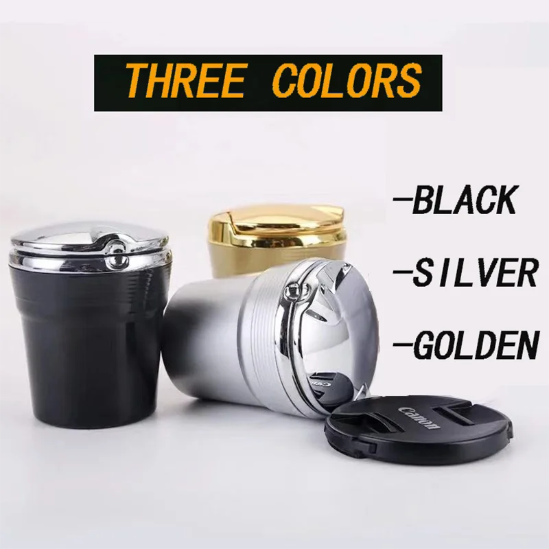 Пепельница для Mitsubishi Lancer EX ASX RV с логотипом автомобиля светодиодная пепельница