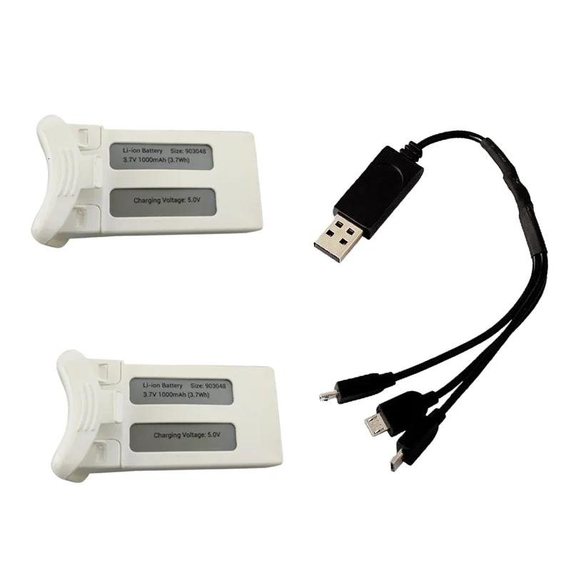 3 7 V 1000mAh литий полимерный Батарея Зарядное устройство для SJRC S20W T25 четыре оси